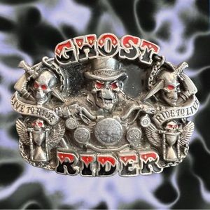 Ghost rider belt buckle